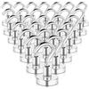 swihorab Magnethaken, Ganci magnetici, 28 pezzi ganci magnetici extra forti Magneti al neodimio super potenti da 8 kg con ganci, ganci magnetici al neodimio da 16 mm per la cucina