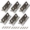 Lyxtiorn 6Pcs 2pollici cerniere per porte a molla, cerniera per finestre in acciaio inossidabile 304 per porte esterne interne