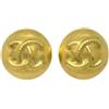 CHANEL Pre-Owned - Orecchini a clip CC 1995 - Donna - placcatura in oro - Taglia unica