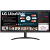 LG 34WP500-B Monitor UltraWide 34 21:9 Full HD IPS 75 Hz