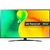 LG Smart TV LG 43NANO766QA 43 4K ULTRA HD LED WI-FI 43 4K Ultra HD LED Dolby Digital NanoCell