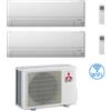 Mitsubishi Climatizzatore Condizionatore Mitsubishi MSZ-BT Wifi R32 Dual Split Inverter 7000 + 12000 BTU con U.E. MXZ-2F42VF NOVITÁ Classe A+++/A++