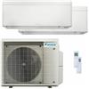 Daikin Condizionatore Daikin Stylish Bianco dual split 12000+12000 BTU inverter A+++ wifi unità esterna 5 kW codice prodotto 2MXM50A/FTXA35CW_2