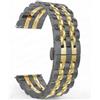 Cinturino orologio acciaio blu oro rosa x Samsung Galaxy Gear Amazfit 20mm 22mm