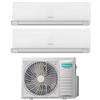 Hisense Climatizzatore Dual Split Inverter 12000+18000 Btu A++/A++ R32 Ecosense