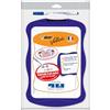 BIC Velleda White and Seyes Double-Sided Dry Erase Slate (21x31 cm) with Dry Erase Felt and Eraser - Random Colors, Pack of 1
