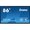 iiyama ProLite IDS 24/7, 217,4cm (85,6''), PureTouch-IR, 4K, WiFi, 8+64GB, Android, Kit