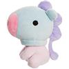 Aurora, 61379, BT21 Merchandising Ufficiale, Baby Mang Bambola Seduta 15,5 cm, Peluche Viola, Blu e Viola
