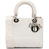 Christian Dior Pre-Owned - Borsa a tracolla Cannage Lady D-Lite media 2010 - Donna - tela - Taglia unica - Bianco