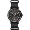 Timex T2P494 Orologio da Polso, Quadrante Analogico Unisex, Cinturino in Pelle, Colore Nero