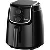 Midea MF-TN35D2 Friggitrice ad Aria 3.5 Litri, Temperatura Max 200℃, Timer 60 Minuti, Varie Funzioni Multiple, Colore Nero