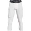 Under Armour UA HG 3/4 Legging, Pantaloni Uomo, Bianco, M