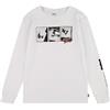 Levi's Lvb 3torba fotoreale LS Tee 8ej281 Tshirt, Bianco Brillante, 2 Anni Bambini e Ragazzi