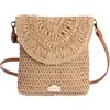 Don Algodon - Pochette Donna paglia con cerniera elegante - borsa spiaggia donna - borsa paglia donna - borse di rafia fatta a mano - borsa paglia mare - borsa spiaggia donna - borsa rafia - Evora