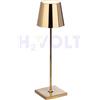 Zafferano SRL Lampada da Tavolo Led Dimmer POLDINA PRO Oro Diam.111x380mm 2.2W IP 65 Zafferano LD0340O3