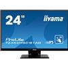 iiyama ProLite T2454MSC-B1AG Monitor PC 60,5 cm (23.8") 1920 x 1080 Pixel Full HD LED Touch screen Multi utente Nero