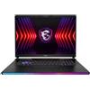 MSI Gaming Raider GE78 HX 14VHG-842XIT Intel® Core™ i9 i9-14900HX Computer portatile 43,2 cm (17") Quad HD 32 GB DDR5-SDRAM 1 TB SSD NVIDIA GeForce RTX 4080 Wi-Fi 7 (802.11be) Nero