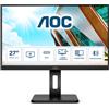 AOC U27P2CA Monitor PC 68,6 cm (27") 3840 x 2160 Pixel 4K Ultra HD LED Nero