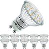 EACLL Lampadine LED GU10 4.9W Equivalente a Alogena 70W, Pacco da 10, 515LM Luce Bianco Caldo 2700K, Faretti AC 230V senza Sfarfallio, Angolo a Fascio 120° Spot, Non Dimmerabile Lampade Riflettore