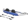 MSW Motor Technics Kayak gonfiabile 2 posti Kayak e canoe gonfiabili Set completo con pagaia, sedile e accessori 180kg