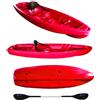 Big Mama Kayak GIL 2.0 BIG MAMA START - canoa da 254 cm + seggiolino + pagaia - ROSSO