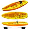 Big Mama Kayak canoa GIL 2.0 BIG MAMA KAYAK canoa monoposto da 254 cm + seggiolino + pagaia - GIALLO