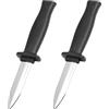 Joynine 2 Pezzi Coltelli Retrattili, Coltello da Scherzo, Coltelli Falsi Halloween, Cosplay e Festa degli Innocenti Accessorio Magico Leggero e Portatile