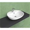 FLAMINIA - NUDA LAVABO 60 CM. MONOFORO DA APPOGGIO BIANCO 5083