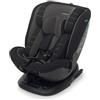 Foppapedretti Seggiolino Auto Clock I-Size, Seduta Girevole a 360°, per bambini da 40 a 150 cm di altezza, 0-12 anni, conforme ECE R129, Fissaggio Dualfix (Isofix e non), Safe Body Protection, Nero