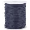 PH PandaHall 1.5mm Cavo Cerato, 91m Filo di Cotone Cerato Blu Cordoncino di Cera Spago per Perline Cerato per Braccialetti Collane Acchiappasogni Gioielli Cucito Macramè Progetto di Cucito