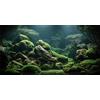 MIRRORANG 76x46cm Acquario Tropicale Poster Sfondo Fiume Letto & Lago Pianta Acquatica Acquario Sottomarino Sfondo Vinile