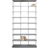 KRIPTONITE libreria da parete KROSSING MIDI 120 x H 203 cm con base per appoggio a terra - 0839BA