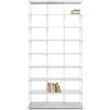 KRIPTONITE libreria da parete KROSSING MIDI 120 x H 203 cm con base per appoggio a terra - 0839BO