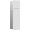 Emco ASIS Pure-Armadietto da Bagno a Incasso, Carta igienica e Porta scopino, con Funzione Push to Open, Colore Bianco Opaco, Legno, 17 cm x 60 cm x 14,9 cm