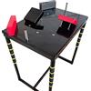 Generic Tavolo Professionale da Braccio di Ferro,Braccio Standard Wrestling Battle Table,Attrezzatura per Body Building Fitness per Macchina (Material : Nero)
