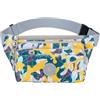 OUYIWEIMAOYI Marsupio donna,Marsupio sportivo, Moda marsupio con 5 tasche con cerniera Per viaggi, sport, escursionismo,Shopping, jogging, passeggiate con cani (Bright Camouflage)