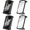 Diruite 4 Pezzi Custodia per Fitbit Charge 6/Charge 5 Pellicola Protettiva,Morbido TPU Scratch Resistant Cover HD Protettiva Schermo