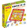 Quercetti Fantamemo Bee Multipicture Gioco Memory per Bambini 3+ Anni Carte Memory Intercambiabili con 6 Schede e 192 Disegni Memo Educativo Concentrazione e Memoria Visiva Griglia e Tappi Gialli