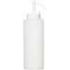 Metaltex 252960, Bottiglia di Plastica per Salsa, Bianco, 375 ml