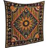 RAJRANG Cotone Arancio Bohemian Arazzo Stampa Sole Luna 213 x 137 cm