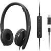 Lenovo Cuffie Lenovo con cavo tipo-C gen 2 Nero [4XD1M45627]