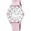 Festina Orologio Donna F16492/8 Outlet Cassa in Acciaio Inox 316L Argento Cinturino in Pelle Rosa, argento