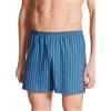 CALIDA Prints Boxershorts Intimo, Bleu à Carreaux, S Uomo