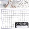 UISKEDS Rete da pallavolo professionale di ricambio con borsa portaoggetti - Rete da pallavolo da allenamento standard 31 piedi x 3 piedi per spiaggia, piscina, cortile della scuola, cortile, sport
