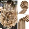 YDDM Extension Capelli Veri Biadesivo 20pcs 60cm 50g extension biadesive capelli veri Tape In Extension Extension Adesive Capelli Veri(24inch,P6/613#)