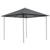 Quick Star Tetto di Ricambio per Gazebo da Giardino, 3 x 3 m, Colore Grigio