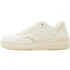 Desigual Scarpe da Ginnastica da Donna, con Logo, 37 EU, Colore: Bianco, Bianco, 37 EU