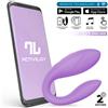 InToYou App Series Couple Toy with App Premium Silicone Lavender