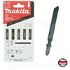 Makita Pacco 5 lame B-34 Makita® B-10453 (Metallo - Alluminio - Acciaio)