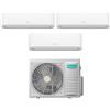 Hisense Climatizzatore Condizionatore Hisense Trial Split Inverter serie HI-COMFORT 9+12+18 con 4AMW81U4RJC R-32 Wi-Fi Integrato 9000+12000+18000